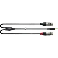 Cordial 1,8 M REAN JACKPLUG 3,5 MM/2X XLR F