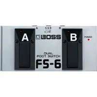 BOSS FS6 DUAL FOOTSWITCH LATCH OR UNLATCH CONFIGURABLE FS6