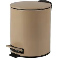 Urban Living "DESERT" BADKAMERAFVALEMMER 5L MET PEDAAL EN SOFT-CLOSE DEKSEL D21XH26CM