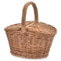 Egmont toys Picknickmand - - 520038 - Wilg - 19x14x19 cm - Openende kleppen