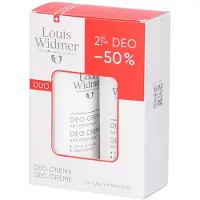 Louis Widmer Deo Crème Antiperspirant Licht Geparfumeerd 2x40 ml Crème