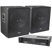 Complete 2000W Subwoofer Set met Versterker en Bass Luidsprekers