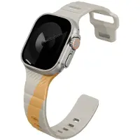 Uniq Strap Stride De Rubber Voor Apple Watch 44 45 46 49 Mm Modern
