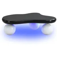 OKWISH Salontafels Koffietafel - LED Salontafel Met 16 Kleuren - Wolkenvorm Rond Ontwerp - Salon Tafel - 95x62,5x32 cm - MDF - Zwart