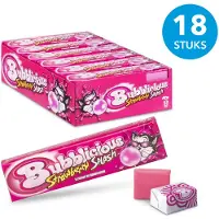 Bubblicious 8x Kauwgom Aardbei 18 stuks