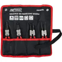 AWTOOLS Tangset, serie 180, 4 stuks, met etui