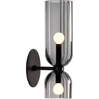 Toolight Wandlamp APP1208-2W Zwart
