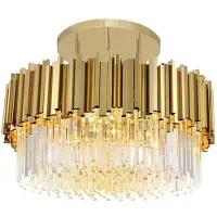 Toolight Kristallen Plafondlamp Goud APP1100-4CP