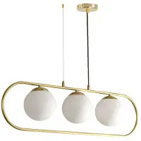 Toolight Plafondlamp Glamour Goud APP915-3CP
