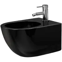 REA Wandbidet Carlo Mini Black