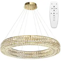 Toolight Hanglamp Led App1569-cp Gold 80cm