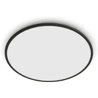 Philips SuperSlim LED IP54 Ø 25cm 4.000K zwart Superslim, dimbaar, zwart, metaal, LED plafondlamp
