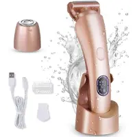Hatteker 3-in-1 Elektrische Scheerapparaat voor Heren – Baardtrimmer, Neustrimmer & Trimmer – Nat & Droog – IPX7 Waterdicht – Oplaadbaar