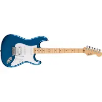 Fender Standard Stratocaster HSS MN White Pickguard Aqua Marine Metallic