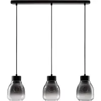 Lyora Hanglamp Blacu 3-lichts zwart recht