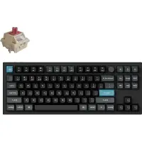 Keychron Q3 Ultra - Mechanisch Toetsenbord - Draadloos - US Qwerty - 80% - Rode Switch - Zwart