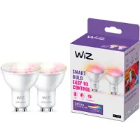 WiZ Connected WiZ Smart Lamp - Wit en Gekleurd Licht - GU10 - 2-pack