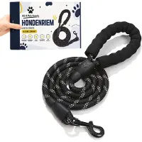 R2B All 4 Pets Supply Reflecterende Hondenriem - 3 meter - Zwart