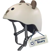 Hudora Kinderhelm Beary Mokka - Maat 48-52