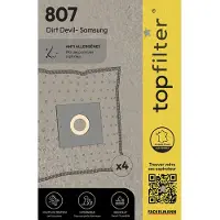 Top Filter Set van 4 stofzuigerzakken Dirt Devil Samsung TopFilter Premium