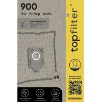 Top Filter Set van 4 stofzuigerzakken voor EIO en Chromex TopFilter Premium