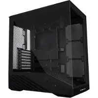 Lian Li Vector V100, Midi-tower, PC-behuizing, Zwart, Transparant, Compatibel met ATX, EATX, Micro ATX, Mini-ITX, Materiaal: Kunststof, Staal, Gehard glas, Geschikt voor gaming