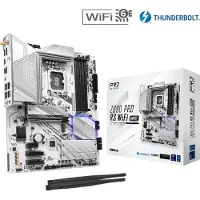 Asrock Z890 Pro RS WiFi White Moederbord Socket Intel LGA 1851 Vormfactor ATX Moederbord chipset Intel Z890