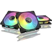 Asus TUF GAMING TR120 FAN ARGB BL PC-ventilator Zwart (b x h x d) 120 x 120 x 28 mm Incl. LED-verlichting