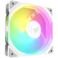Asus TUF GAMING TR120 FAN ARGB RE PC-ventilator Wit (b x h x d) 120 x 120 x 28 mm Incl. LED-verlichting