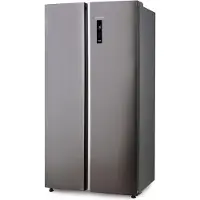 Domo DO99506M koel-vriescombinatie – Amerikaanse koelkast – 555 liter – Energielabel D – No Frost – Inox Look