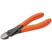 Bahco Diagonale Kniptang Voor Zware Industrie Met Handgrepen Van één Materiaal En Fosfaatcoating 160 Mm