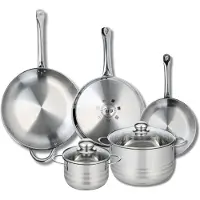 Elo Set van 3 Kookpannen 24, 28 en 32 cm en 2 braadpannen 16 en 24 cm Elo Profi Brillant