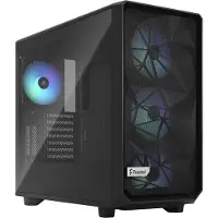 Fractal Design Meshify 2 RGB Midi-tower PC-behuizing Zwart Geïntegreerde verlichting
