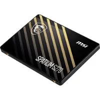 MSI Internal SSD - - SPATIUM S270 - 480GB - SATA 2.5 - Blazing speeds