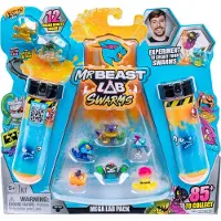 BEAST LAB Mr Beast Lab Swarms Mega Lab 1 Mini Figure 12 Pack Assorted 3 Cm 4 Units Blauw Kinderen