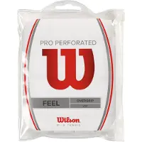 Wilson griffband pro overgrip perforé 12 pack blanc wrz4006wh