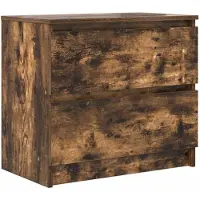 vidaXL Tv-meubel 60x35x54 cm bewerkt hout gerookt eikenkleurig