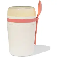 HEMA Yoghurtbeker to go 420ml beige (beige)
