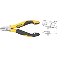 Wiha Zijkniptang Professional ESD brede, halfronde kop met facet | 115mm/4 12" - 26831