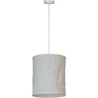 Lucide TISSAJA - Hanglamp - Ø 30 cm - 1xE27 - Wit - Essential