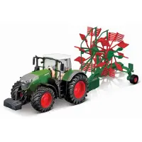 Bburago 18-31665 - Tractor - Fendt 1050 Vario met hooibuil (10 cm)