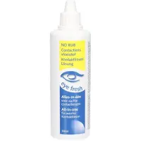Eye fresh No Rub - Alles-in-één Lenzenvloeistof - 250 ml - Geen wrijven nodig - voor Zachte contactlenzen - Geschikt voor Gevoelige Ogen