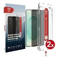 Rosso 2-Pack Privacy Screen Protector Geschikt voor Samsung Galaxy S26 Plus - 9H Gehard Glas - Installatietray - Case Friendly Tempered Glass - Stofvrij - Eenvoudige Installatie - Beschermglas