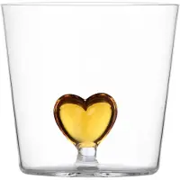 Ichendorf Milano Waterglas Cuore Geel Hart