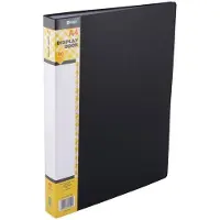 D.Rect ​​Zwarte Portfoliokaart 40 Transparante Hoesjes A4