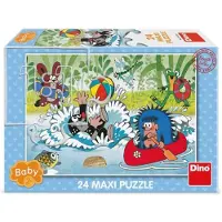 Dino Toys Český Krteček puzzel 24 grote stukken voor peuters vanaf 2 jaar