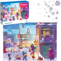 Dodo Kerstdorp Puzzel - 60 Elementen voor Kinderen vanaf 4 Jaar