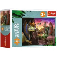 Trefl Mini Maxi Dino-puzzel 20-delig - Ontdek de wereld van dinosaurussen