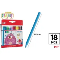 MP Main Paper Krijtjes Set 18 Kleuren - Ideaal voor Kinderen