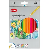 Toma Kleurpotloden 18 Kleuren - Driehoekig & Ergonomisch